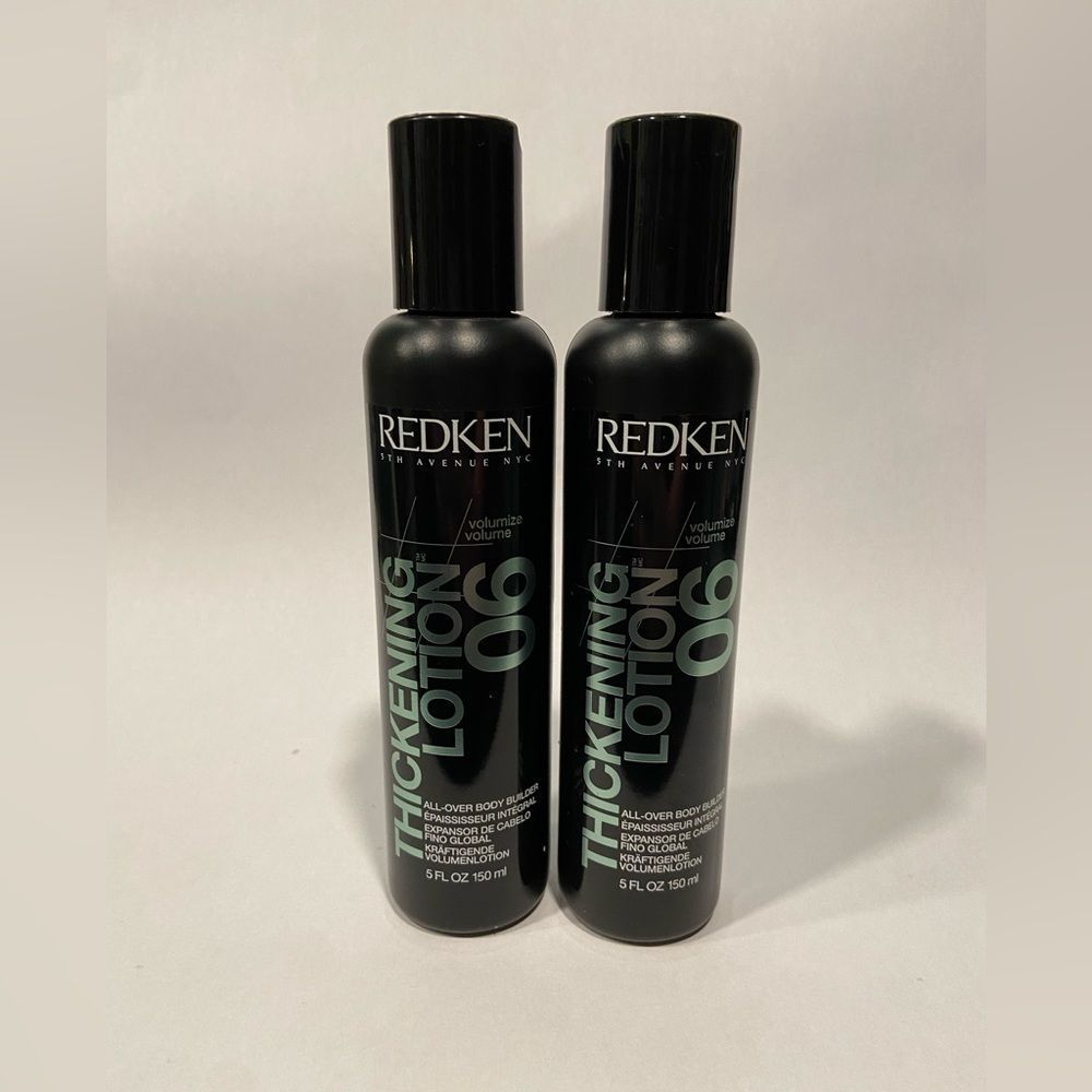 2 X New Redken Thickening Lotion 06 All Over Body Builder Volume 5 Fl Oz